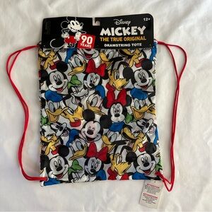 Disney MICKEY drawstring bag NWT